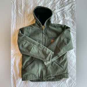 Carhartt / Men’s hooded insulated chore jacket / large tall